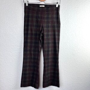 Plaid Boot Cut Flare Pants